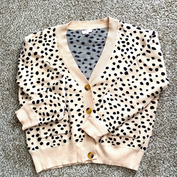 Leopard print oversized cardigan like new! - Picture 1 of 3